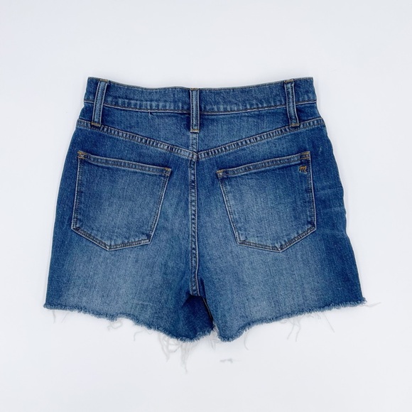 Madewell High-Rise Denim Shorts Glenoaks Wash Cutoff Edition F7019 Size 25 - Picture 3 of 11